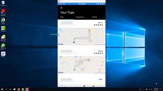 View Trip Receipt in Uber app on iPhone