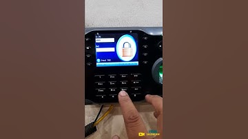 TUTORIAL - How to Check and Delete Attandance Log in ZK Time Thumb Machine