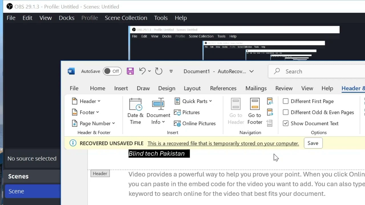 MS office series part 29(How to Add Header and Footer in MS Word | Different Pages,Odd & Even Pages)