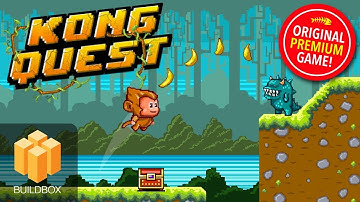 NEW: Kong Quest - Platformer Game - BuildBox (BBDoc) Mobile Game Template For Reskinning!