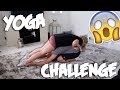THE YOGA CHALLENGE WITH MY 15 YEAR OLD BROTHER!!!😳😂