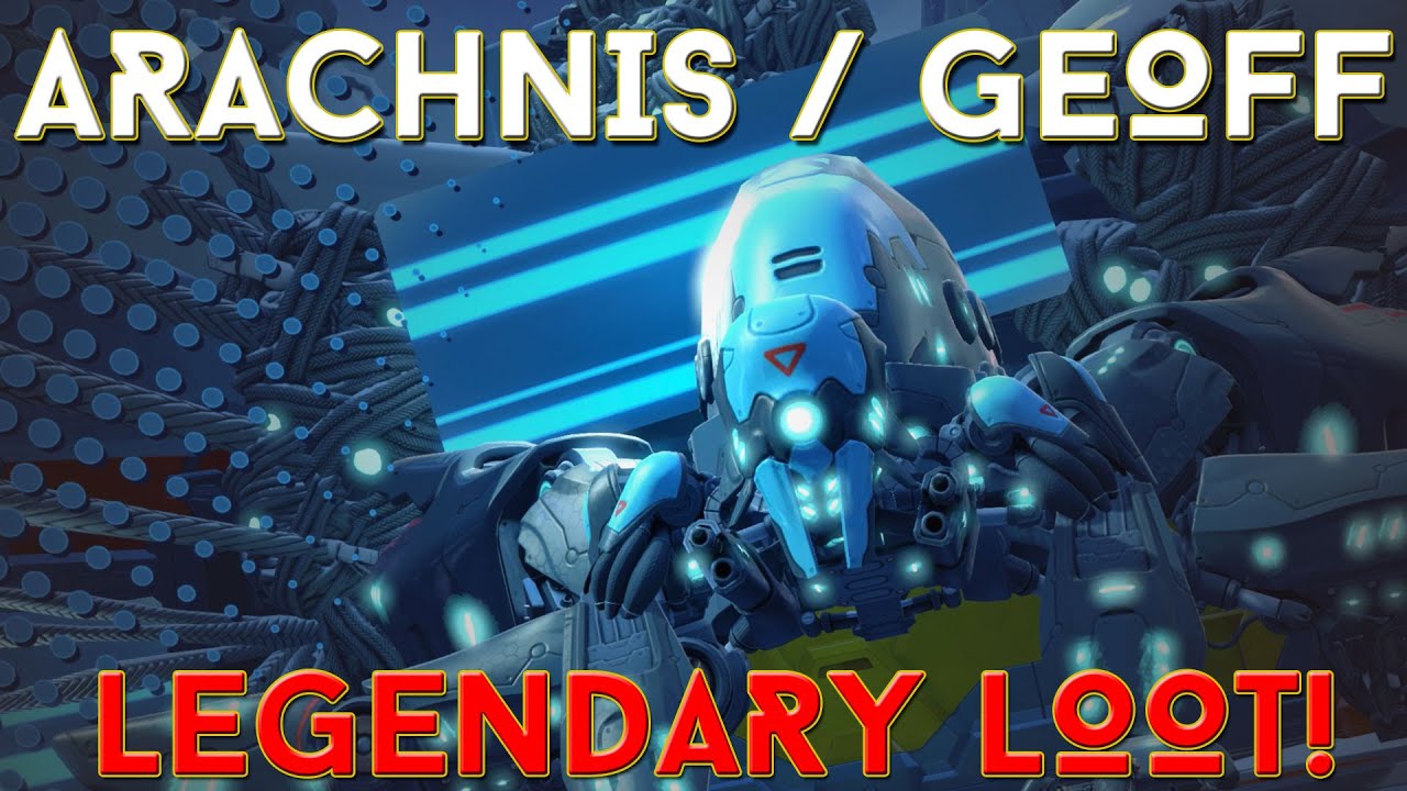 Battleborn : Legendary / Unique Gear : Geoff aka Arachnis