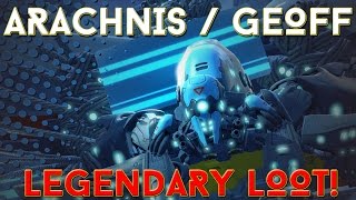 Battleborn : Legendary / Unique Gear : Geoff aka Arachnis