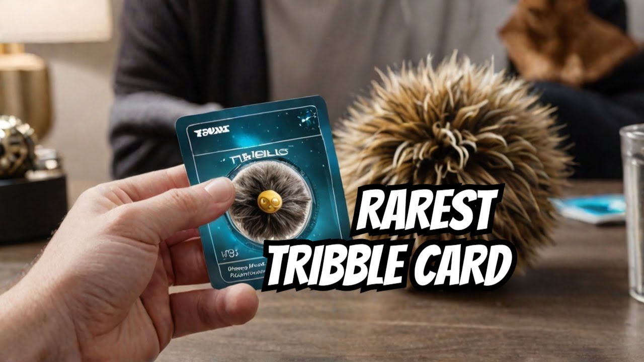 The ULTRA RARE Tribble Card in the Coin Pusher!