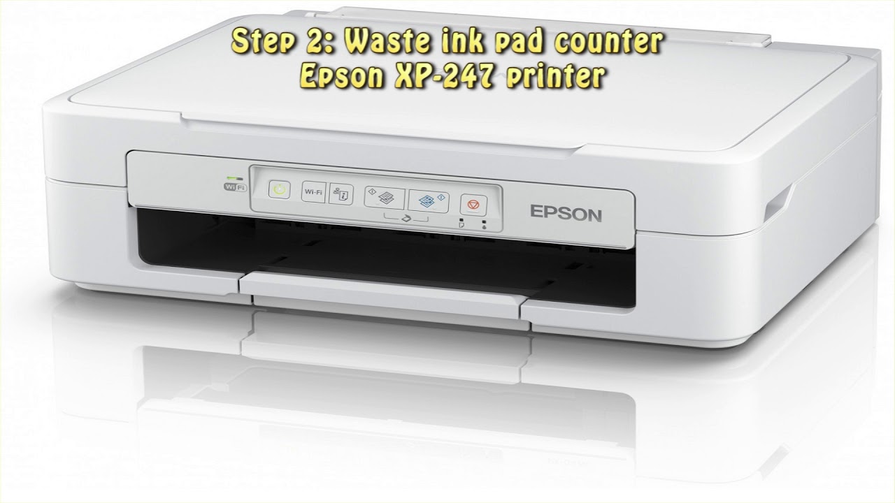 Meget sur Suradam Lave Reset Epson XP 247 Waste Ink Pad Counter - YouTube