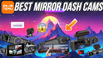 ✅😱 ¡TOP 3 Best Mirror Dash Cams on TEMU in 2025!🌟🚀