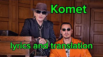 "Komet" - Udo Lindenberg x Apache 207 (lyrics and English translation) "Komet" - Udo Lindenberg x Apache 207 (lyrics and English translation)