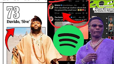 Davido Wins Spotify Race! Wizkid Reacts, Curses Album in New Viral Tweet