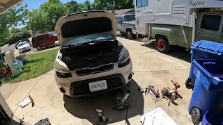 Replacing the Front Brake Pads and Rotors on a Kia Soul