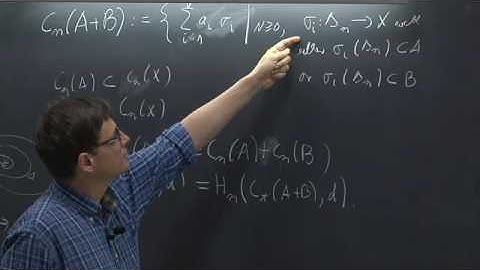 Algebraic Topology - Fernando Rodriguez Villegas - Lecture 10