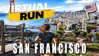SAN FRANCISCO - U.S.A - Virtual Treadmill Run | 33 min | Scenic City Run #treadmill #virtualrun #run
