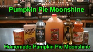 Pumpkin Pie Moonshine Recipe Best Homemade Moonshine Pumpkin Pie Recipe Easy   How to Make