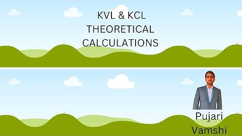 KVL&KCL theoretical calculations