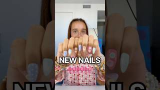 new nails!!! 💅🏻🩵🎀 #newnails #nails #nailtransition #nailtrends #lisishops #lisi