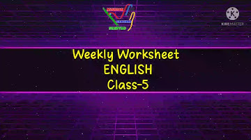 English Class - V Lesson - 8 Topic- BOBBY THE ROBOT