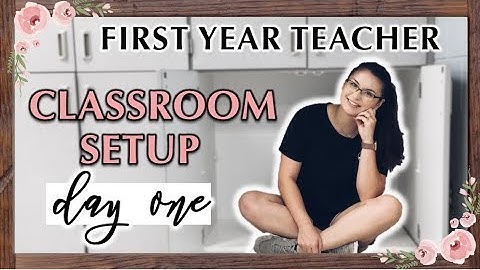 First Grade Classroom Setup | Day 1 | What Came in my Room?!