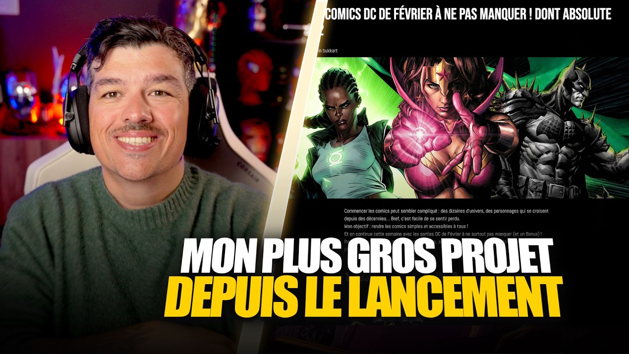 Comment commencer les comics ? Lancement de mon site !