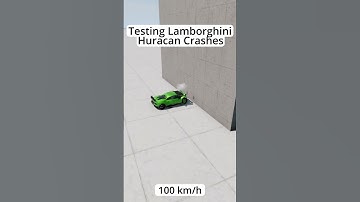 Testing Lamborghini Huracan Head-on collisions - BeamNG.drive