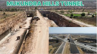 DELHI MUMBAI EXPRESSWAY TUNNEL | MUKUNDRA HILLS TUNNEL || DARA TUNNEL MAY 2024 UPDATE2 NAYA ROAD END