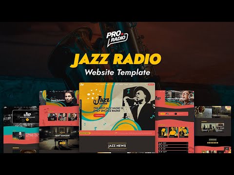 PRO RADIO JAZZ MUSIC RADIO STATION TEMPLATE