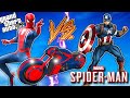 Captain America Stolen Spider Man Brand New Bike in GTA 5 | Spider Man Fight With Captain America