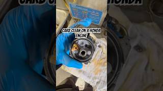 A quick carb clean on a Honda engine on an old Troy-Bilt Tiller #smallenginerepair #shortsviral