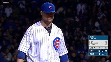 NYY@CHC: Bryant makes outstanding reactionary catch