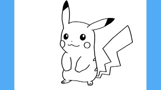 COMO DESENHAR  O PIKACHU (POKÉMON) - Passo a Passo