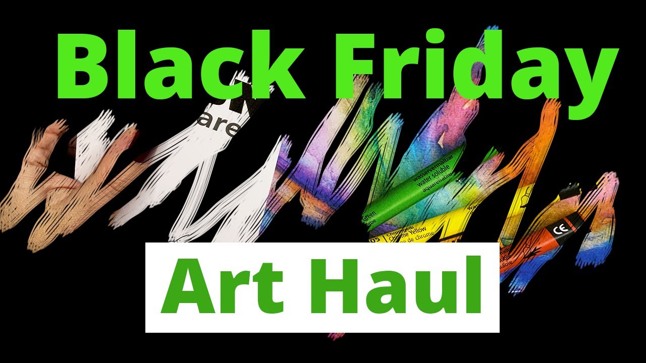 Art Haul Black Friday 2021 :D - What did I get this year (colored pencils, markers, pastels...)