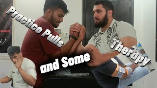 Practice pull day + therapy session. 🎥💪- Vlog no: 9