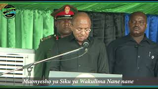 Uzinduzi wa Maonesho ya Kilimo NaneNane Kizimbani Unguja Leo.