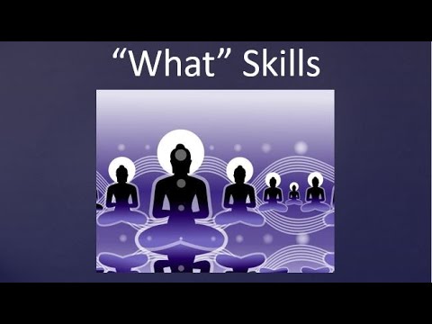 DBT - Mindfulness - What Skills
