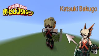 Minecraft Tutorial | Katsuki Bakugo | Boku no hero academia | Como construir/How to build screenshot 4