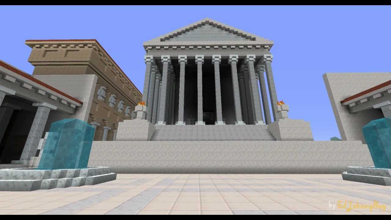 Temple of Venus in Minecraft 26022012 YouTube