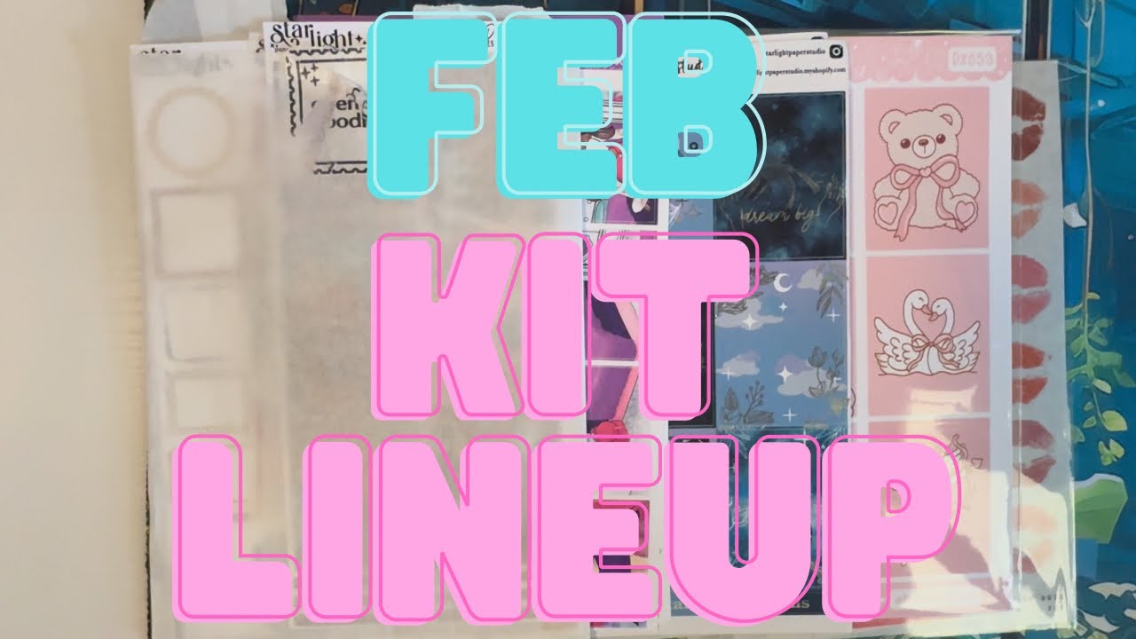 February Kit Lineup | Lynner Designs, Starlight Paper Studio, Honey B Shop