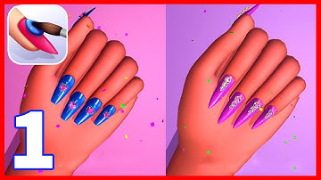 Acrylic Nails - Gameplay Walkthrough Part 1 All Levels Solution (Android,iOS)