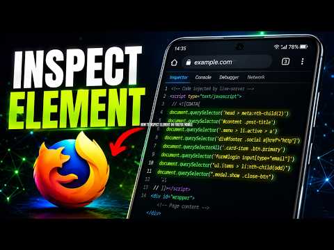 How To Inspect Element on Firefox Mobile (Android & iPhone)