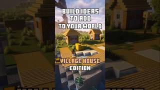 you need to try those new villagers houses #minecraft #minecraftbuilding #minecraftideas