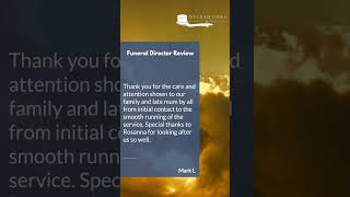Tonbridge Funeral Director Review by Mark L | Welham Jones Funerals & Memorials