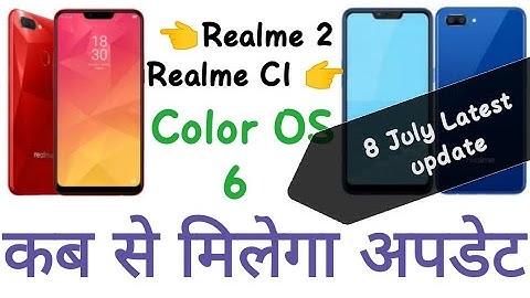 Realme 2, Realme C1 receive stable Android Pie-based ColorOS 6 ...