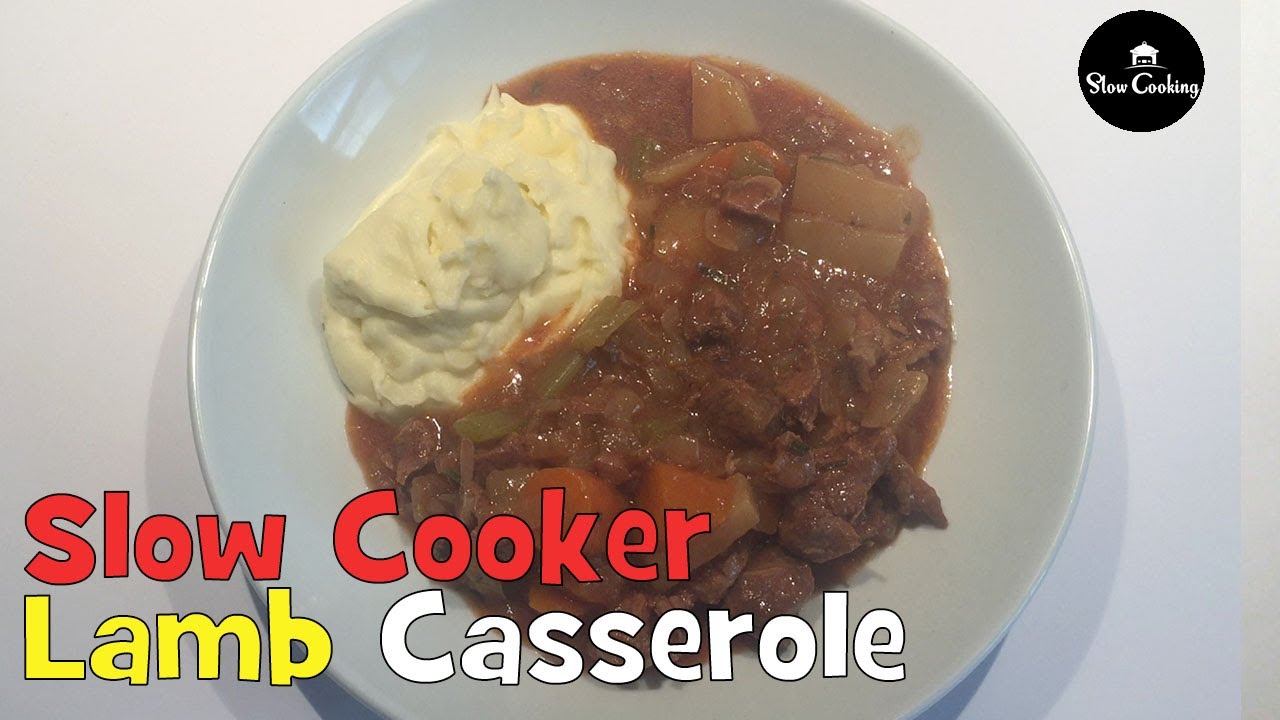 Slow Cooker Lamb Casserole