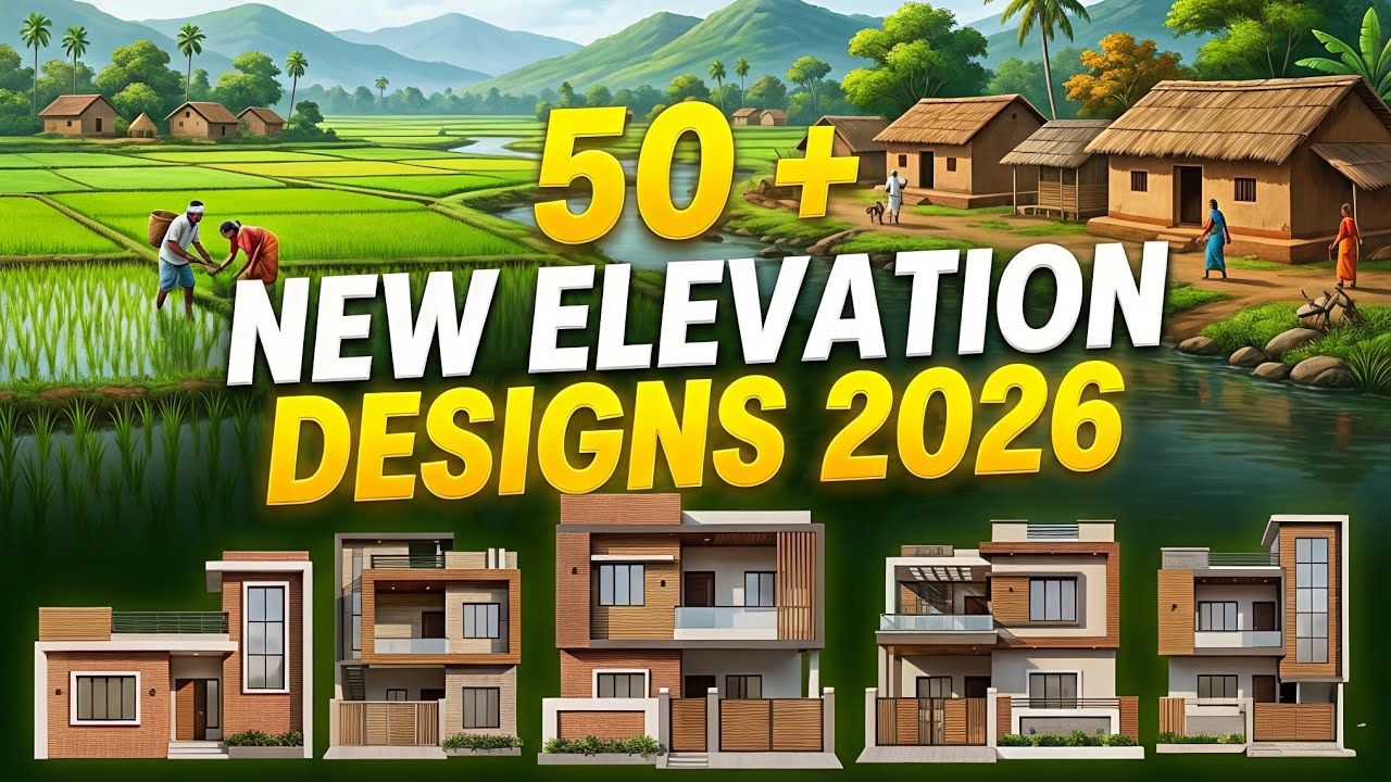 2026 Best House Front Elevation Designs in Telugu | 50+ Modern Home Designs