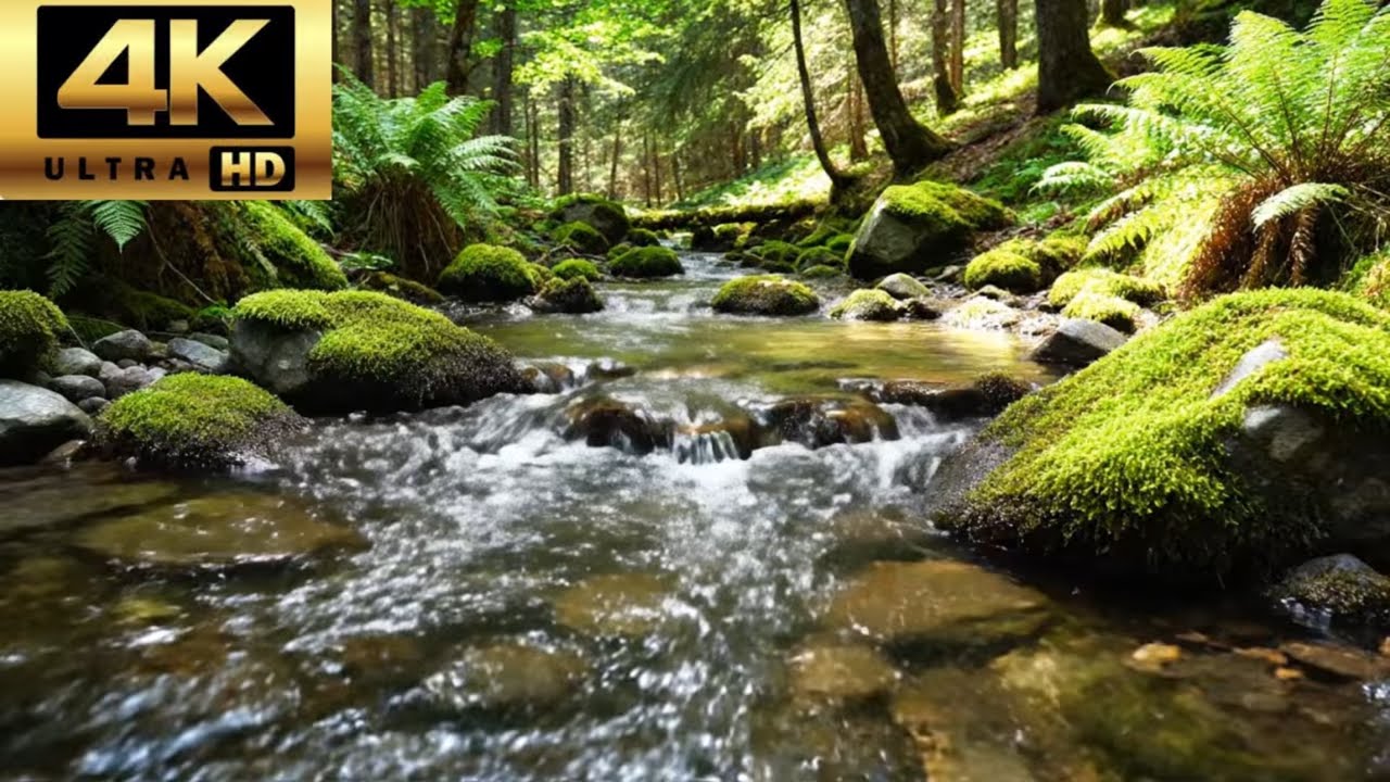 Forest Creek Ambience 🌲 Gentle Flowing Water for Deep Relaxation, Sleep & Study