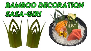 HOW TO MAKE DECORATION FOR SUSHI | SASA-GIRI
