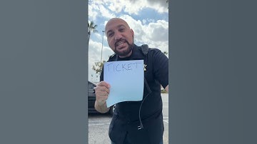How To Get Out Of A Ticket #shorts #comedy