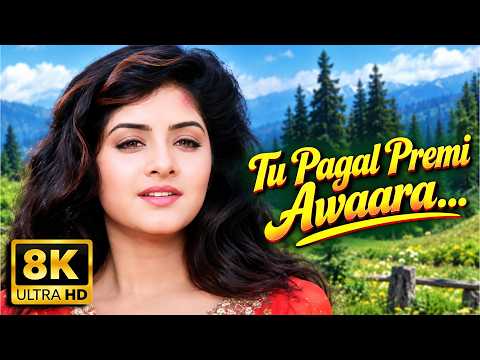 Tu Pagal Premi Awara (8K) Govinda & Divya Bharti | Shola Aur Shabnam | Kavita K & Amit Kumar