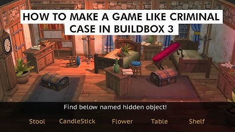 How to make a game in Buildbox 3  in 10 Minutes | Hidden Object Style Game |
