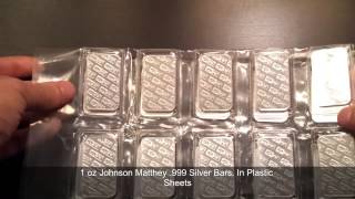 1 oz Johnson Matthey Silver Bars .999 JM SIlver Bullion ZURAMETALS.COM 1 oz Johnson Matthey Silver Bars .999 JM SIlver Bullion ZURAMETALS.COM