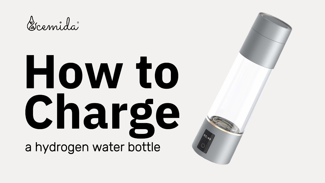 how to charge my hydrogen water bottle - YouTube