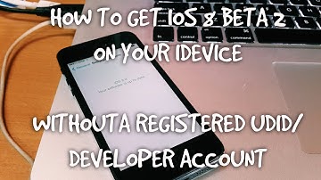 How to install iOS 8 Beta 2 for FREE without a Registered UDID or Developer Account !